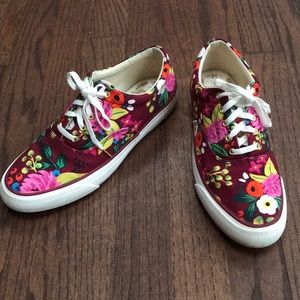 Floral Keds  tennis shoes
